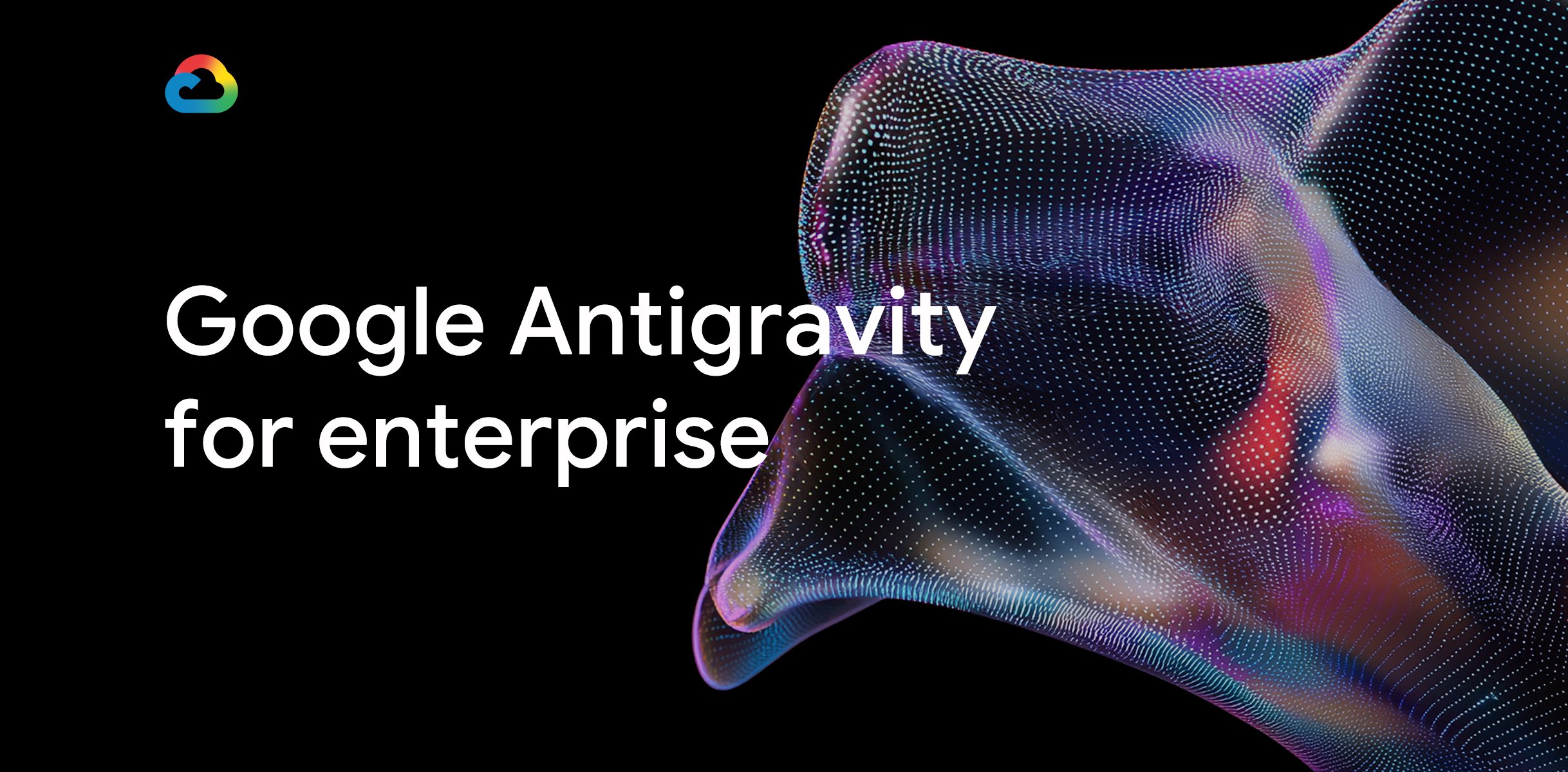 Antigravity を Gemini Enterprise の管理プレーンへ載せる発表ビジュアル
